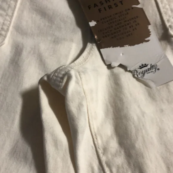 🌻Royalty Mid Rise 8 Beige Jean - Picture 5 of 11